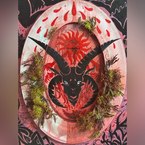 Original Art Home Wall Decor | "Blood Hebridean" Witchy Occult Pagan Macabre - Picture 7 of 7